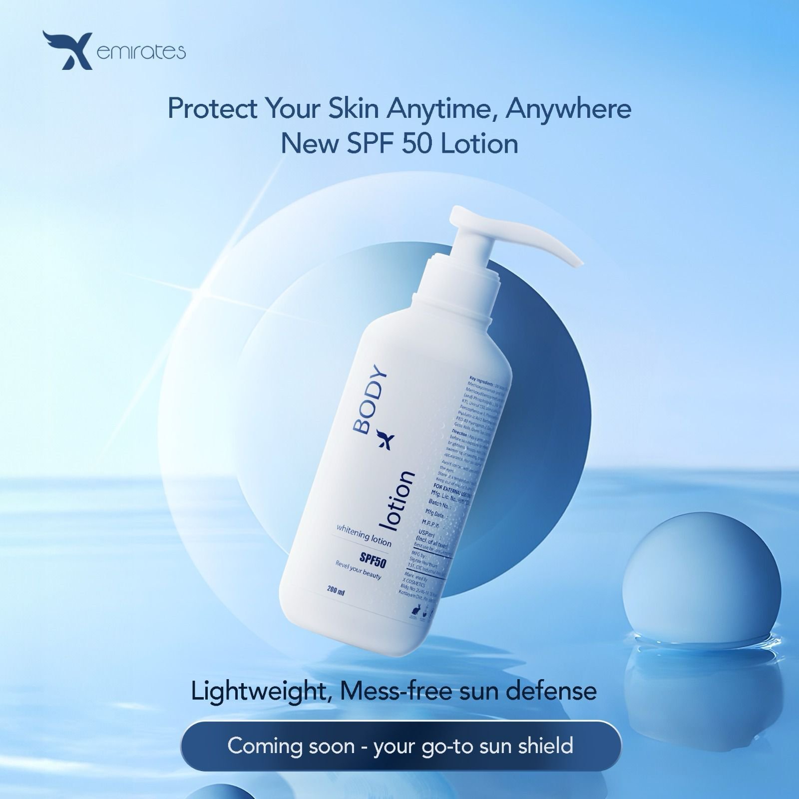 X Emirates Body Lotion - New Launch - Cream X Emirates
